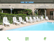 Tablet Screenshot of hotel-cantosorgue.com